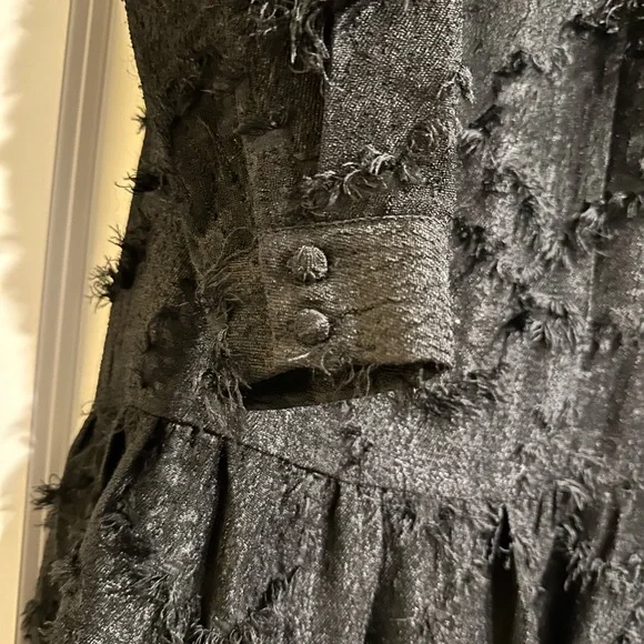 Black feathered Dainty Jewells dress - Picture 4 of 5